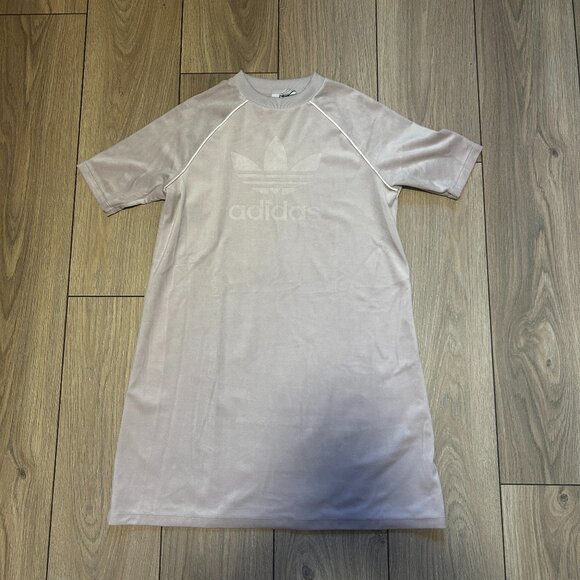 Adidas Velour T-Shirt Dress - Picture 1 of 1